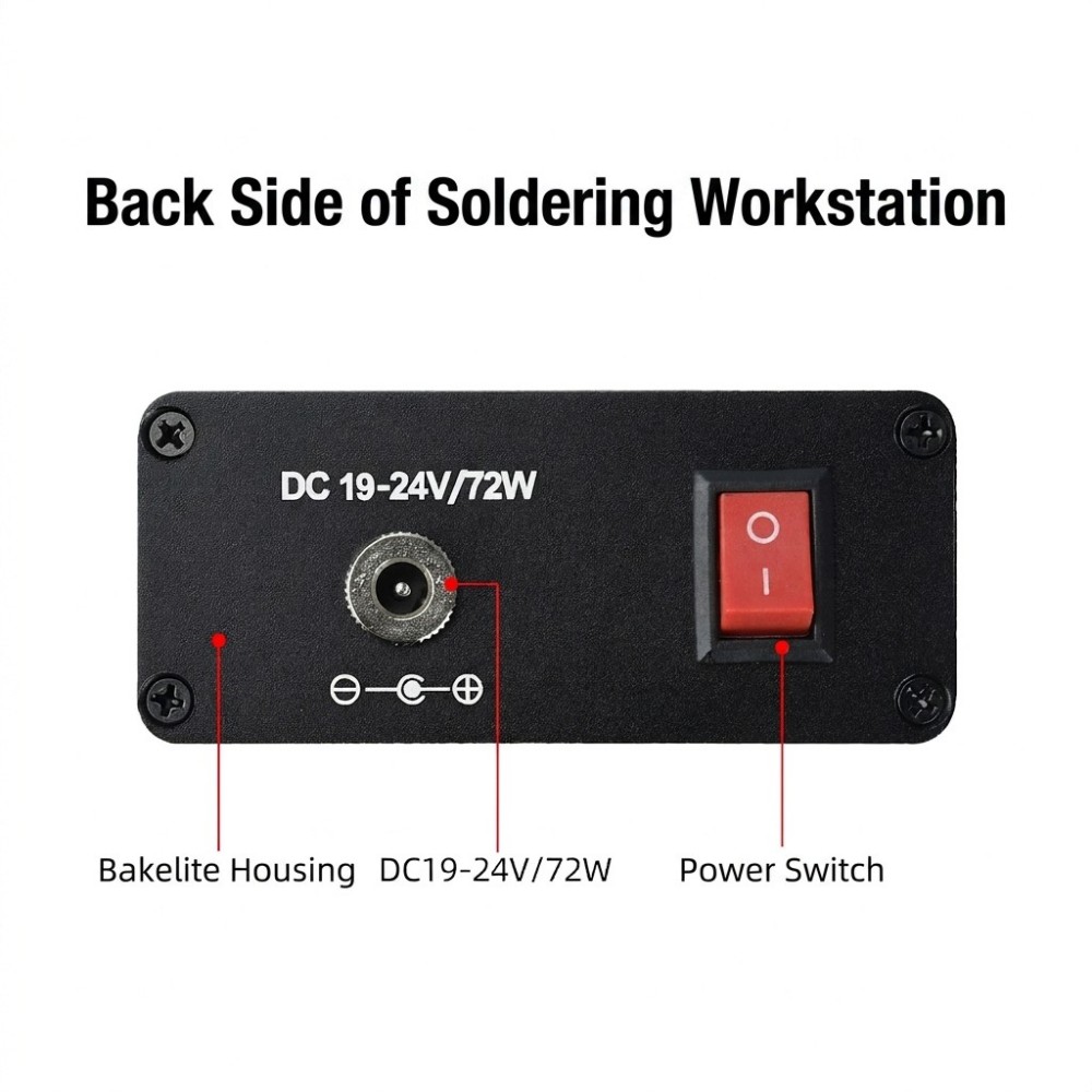 Soldering Station T12 Oled - Stacja lutownicza T12, zasilanie AC100-240V, cyfrowy