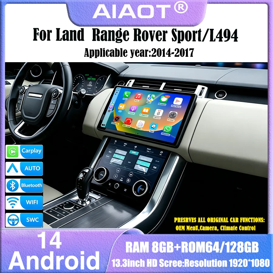 Khadas Vim4 8Gb - Radio Android z ekranem 13,3 cala,