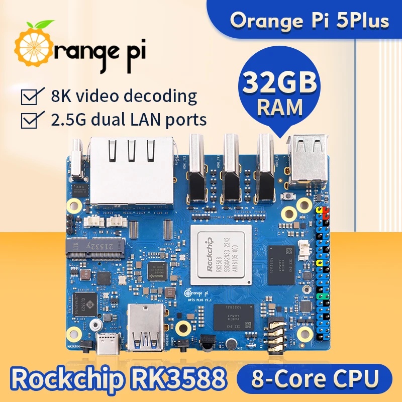 Orange Pi 5 Plus 4 8 16 32GB R – Orange Pi 5 Plus 16Gb recenzja i cena