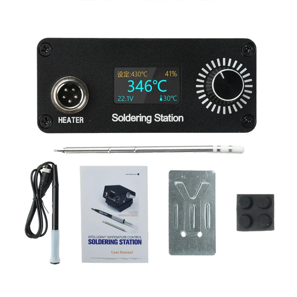 Stacja lutownicza T12, zasilan – Soldering Station T12 Oled recenzja i cena